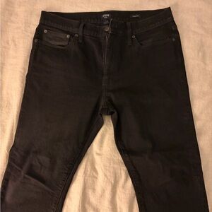J. Crew Men's Black Slim Straight Jeans